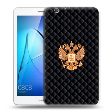 Силиконовый чехол на Huawei MediaPad T3 7 3G с принтом Герб России принт