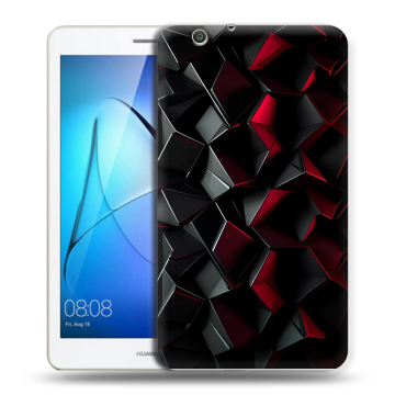 Силиконовый чехол на Huawei MediaPad T3 7 3G с принтом Абстракция