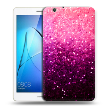 Силиконовый чехол на Huawei MediaPad T3 7 3G с принтом Блестки