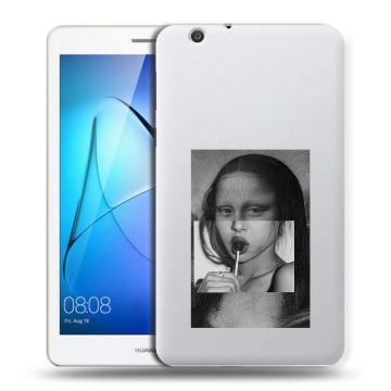 Силиконовый чехол на Huawei MediaPad T3 7 3G с принтом Мона Лиза