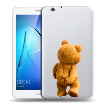 Силиконовый чехол на Huawei MediaPad T3 7 3G с принтом Медведь