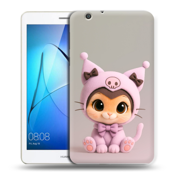 Силиконовый чехол на Huawei MediaPad T3 7 3G с принтом Куроми Kuromi 