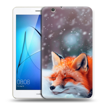 Силиконовый чехол на Huawei MediaPad T3 7 3G с принтом лиса