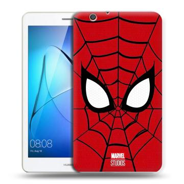 Силиконовый чехол на Huawei MediaPad T3 7 3G с принтом человек паук spiderman