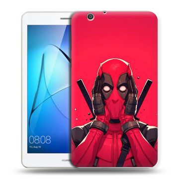 Силиконовый чехол на Huawei MediaPad T3 7 3G с принтом Дедпул Deadpool
