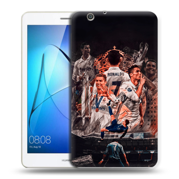 Силиконовый чехол на Huawei MediaPad T3 7 3G с принтом Реал Роналдо Real Ronaldo
