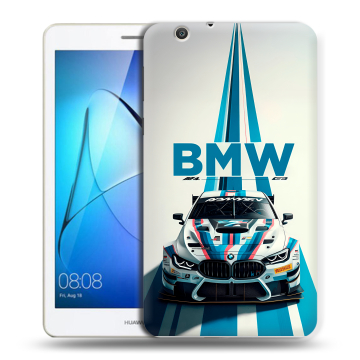 Силиконовый чехол на Huawei MediaPad T3 7 3G с принтом БМВ BMW