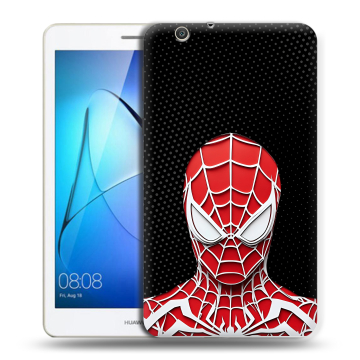 Силиконовый чехол на Huawei MediaPad T3 7 3G с принтом человек паук spiderman