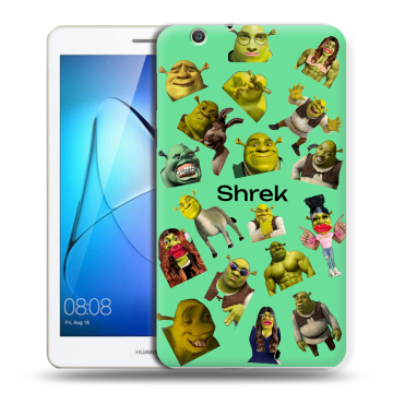 Силиконовый чехол на Huawei MediaPad T3 7 3G с принтом Шрек Shrek