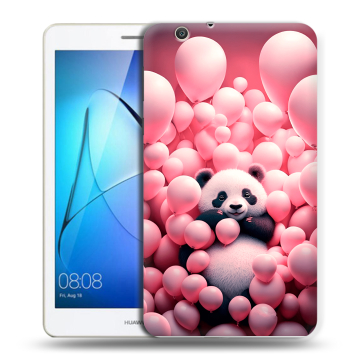 Силиконовый чехол на Huawei MediaPad T3 7 3G с принтом Панда