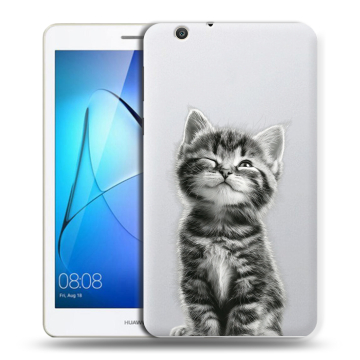 Силиконовый чехол на Huawei MediaPad T3 7 3G с принтом Котенок
