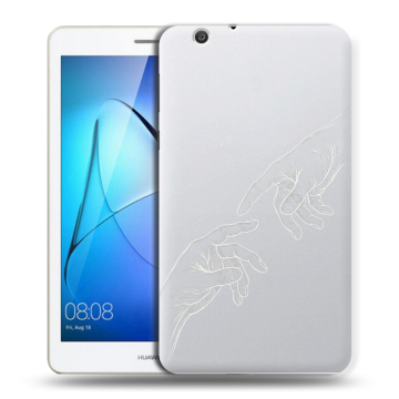 Силиконовый чехол на Huawei MediaPad T3 7 3G с принтом Сотворение мира