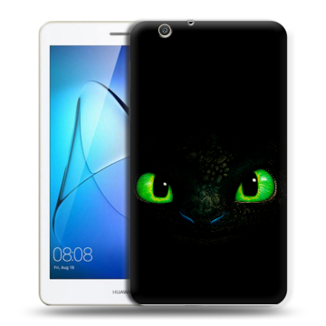 Силиконовый чехол на Huawei MediaPad T3 7 3G с принтом Как приручить дракона