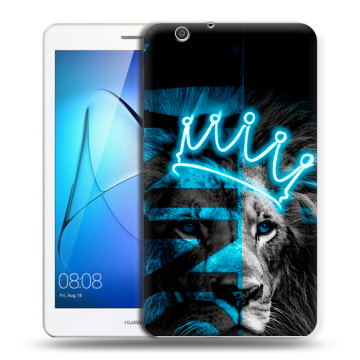 Силиконовый чехол на Huawei MediaPad T3 7 3G с принтом Король лев