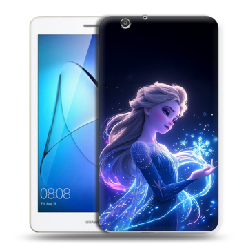 Силиконовый чехол на Huawei MediaPad T3 7 3G с принтом Холодное сердце Frozen