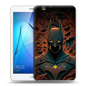 Силиконовый чехол на Huawei MediaPad T3 7 3G с принтом Batman Бэтмен