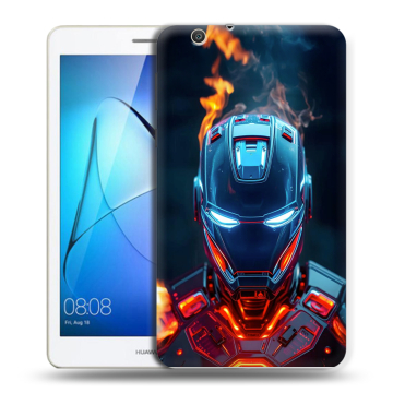 Силиконовый чехол на Huawei MediaPad T3 7 3G с принтом IronMan Железный человек