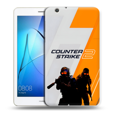 Силиконовый чехол на Huawei MediaPad T3 7 3G с принтом Counter Strike