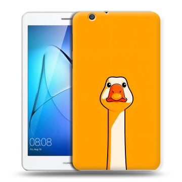 Силиконовый чехол на Huawei MediaPad T3 7 3G с принтом Смешная утка