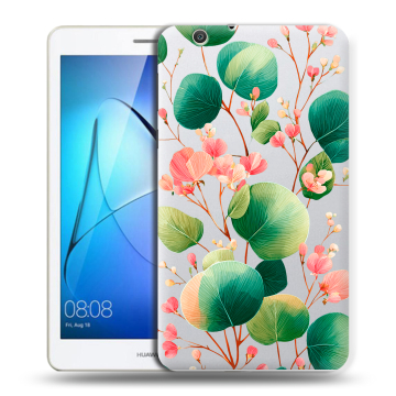 Силиконовый чехол на Huawei MediaPad T3 7 3G с принтом женский