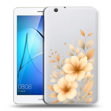 Силиконовый чехол на Huawei MediaPad T3 7 3G с принтом для девушки