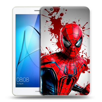 Силиконовый чехол на Huawei MediaPad T3 7 3G с принтом Spiderman Человек паук