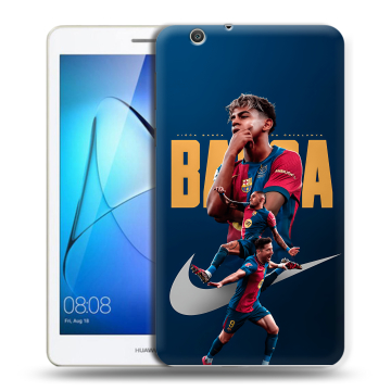 Силиконовый чехол на Huawei MediaPad T3 7 3G с принтом Барселона Barca Yamal 