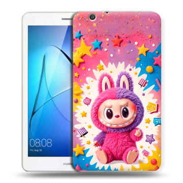 Силиконовый чехол на Huawei MediaPad T3 7 3G с принтом Labubu Лабубу