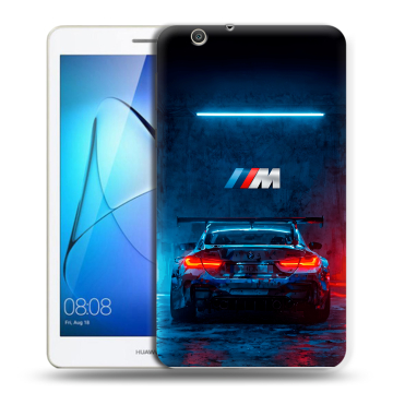 Силиконовый чехол на Huawei MediaPad T3 7 3G с принтом BMW БМВ