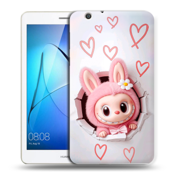 Силиконовый чехол на Huawei MediaPad T3 7 3G с принтом Labubu Лабубу