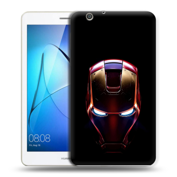 Силиконовый чехол на Huawei MediaPad T3 7 3G с принтом IronMan Железный человек