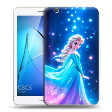 Силиконовый чехол на Huawei MediaPad T3 7 3G с принтом Холодное сердце Frozen