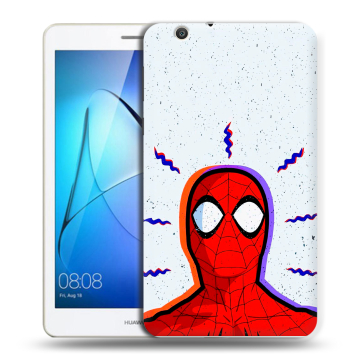 Силиконовый чехол на Huawei MediaPad T3 7 3G с принтом Spiderman Человек паук