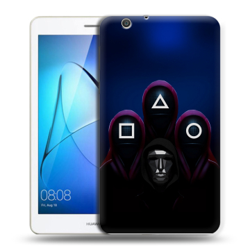Силиконовый чехол на Huawei MediaPad T3 7 3G с принтом Игра Кальмара