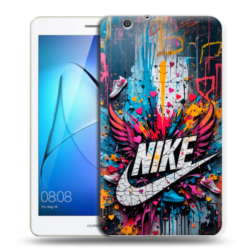 Силиконовый чехол на Huawei MediaPad T3 7 3G с принтом Nike Найк