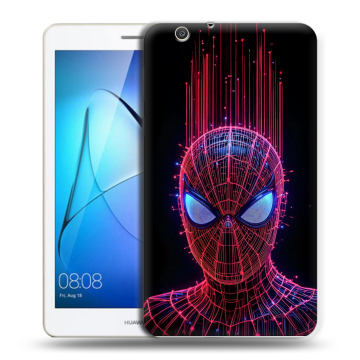 Силиконовый чехол на Huawei MediaPad T3 7 3G с принтом Spiderman Человек паук