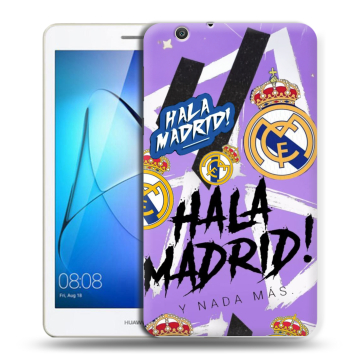 Силиконовый чехол на Huawei MediaPad T3 7 3G с принтом Real Madrid Реал Мадрид
