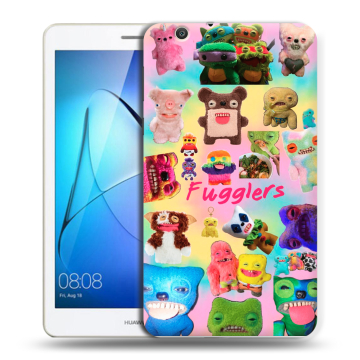 Силиконовый чехол на Huawei MediaPad T3 7 3G с принтом Флагер Fuggler
