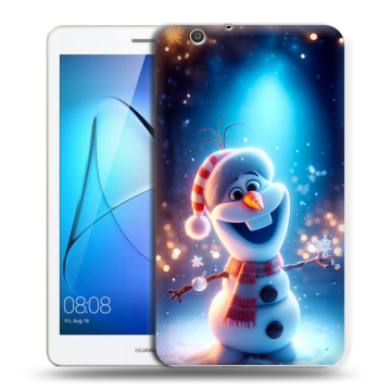 Силиконовый чехол на Huawei MediaPad T3 7 3G с принтом Новый год