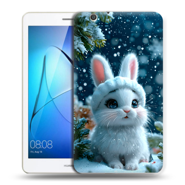 Силиконовый чехол на Huawei MediaPad T3 7 3G с принтом Новый год