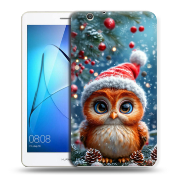 Силиконовый чехол на Huawei MediaPad T3 7 3G с принтом Новый год