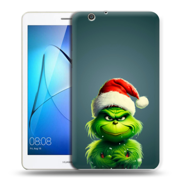 Силиконовый чехол на Huawei MediaPad T3 7 3G с принтом Новый год
