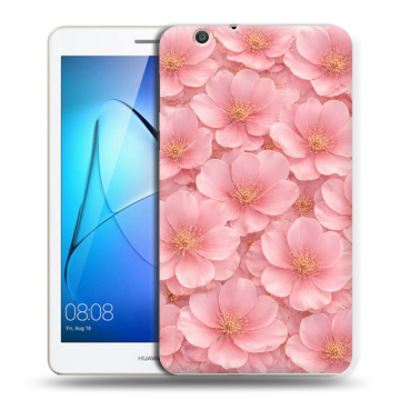 Силиконовый чехол на Huawei MediaPad T3 7 3G с принтом женский