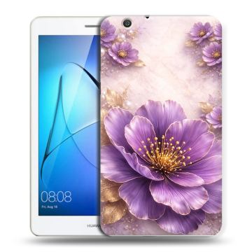 Силиконовый чехол на Huawei MediaPad T3 7 3G с принтом женский