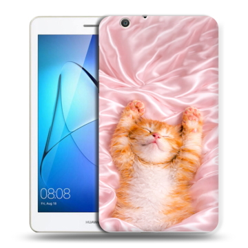 Силиконовый чехол на Huawei MediaPad T3 7 3G с принтом женский