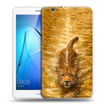 Силиконовый чехол на Huawei MediaPad T3 7 3G с принтом женский