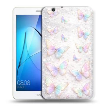 Силиконовый чехол на Huawei MediaPad T3 7 3G с принтом женский