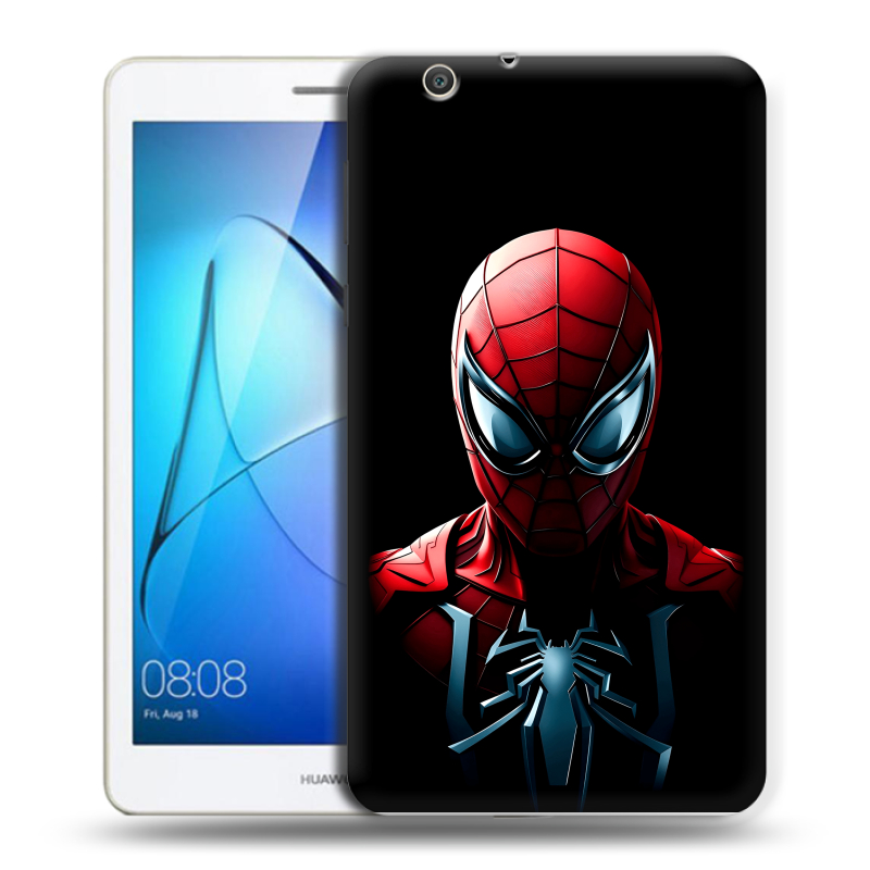 Силиконовый чехол на Huawei MediaPad T3 7 3G с принтом Spiderman Человек паук Силиконовый чехол на Huawei MediaPad T3 7 3G с принтом Spiderman Человек паук