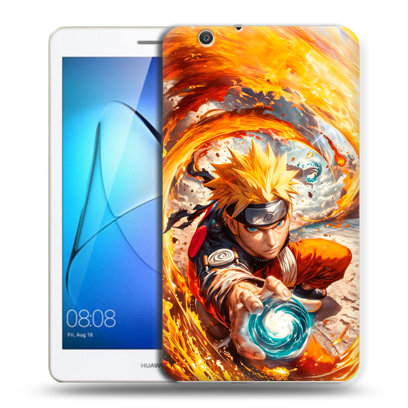 Силиконовый чехол на Huawei MediaPad T3 7 3G с принтом Аниме Наруто Naruto Силиконовый чехол на Huawei MediaPad T3 7 3G с принтом Аниме Наруто Naruto