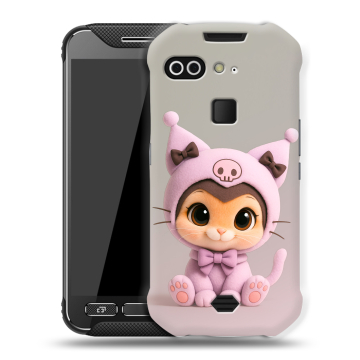 Силиконовый чехол на AGM X2 с принтом Куроми Kuromi 